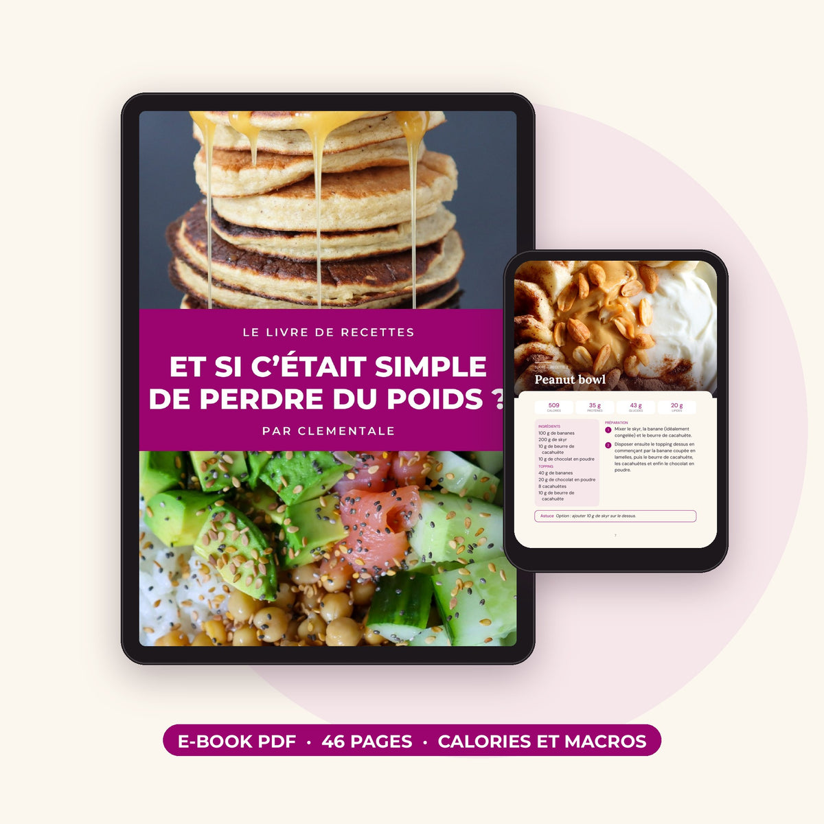 E-book Et si c'était simple de perdre du poids ? sur tablette et téléphone