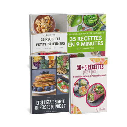 Les 4 livres de recettes Clementale réunis